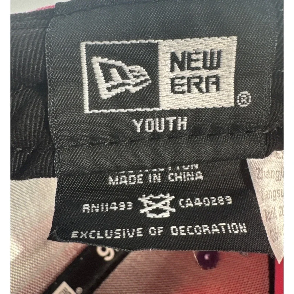 Youth Era Pink Floral  ECU Pink Pirate Logo 9Forty Adjustable Hat